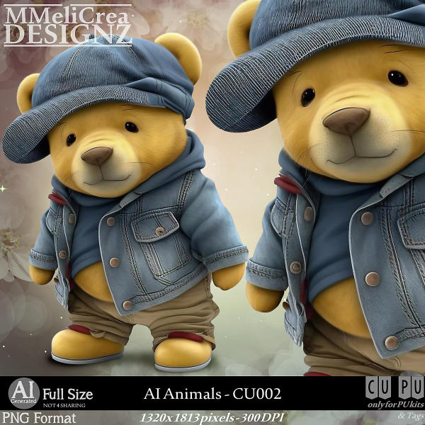 AI - ANIMALS CU002 (CU4PU/PNG) - Click Image to Close